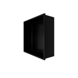 Aloni Wandnische Edelstahl schwarz matt rostfrei 305x305x100mm - HEC30MB - 1