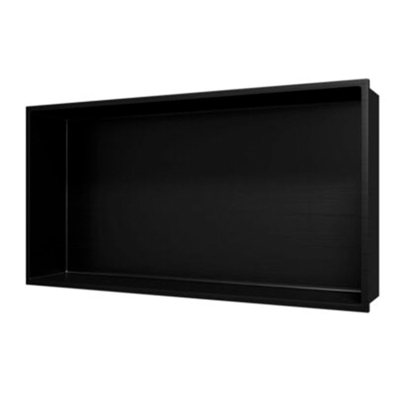 Aloni Wandnische Edelstahl schwarz matt rostfrei 300x600x100mm - HEC60MB - cover