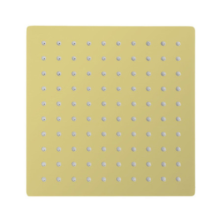 Aloni Regendusche Kopfbrause Quadrat Gold gebürstet 30 x 30 cm
