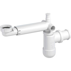 PREVEX Preloc Sifon für Waschbecken / Badezimmer, platzsparender Universal-Siphon | aus recyceltem Kunststoff - PR4-N4NNA-005 - 0