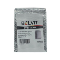 Belvit Heizkörper Reflexionsfolie Isolierfolie für Innenwanddämmung 50 cm x 5 m - BV-HF5005M - 3