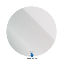 Aloni LED Bad WC Spiegel rund Omega Ø 80 cm - LD1025 - 0