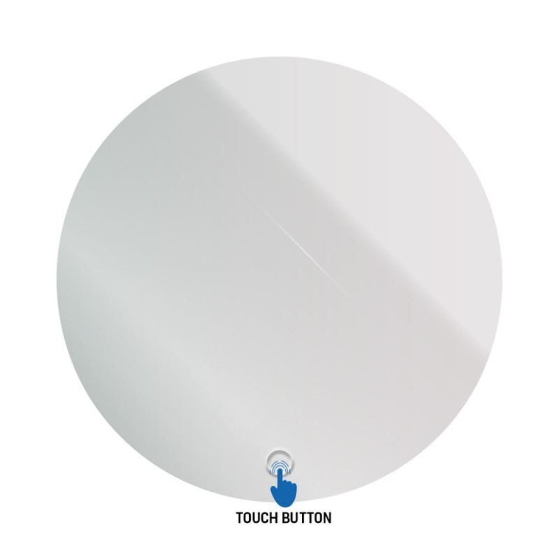 Aloni LED Bad WC Spiegel rund Omega Ø 80 cm - LD1025 - cover