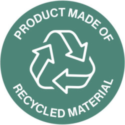 PREVEX Easyclean Siphon mit verchromtem Pop-Up für Waschbecken | aus recyceltem Kunststoff - EC4-C4INA-001 - 4