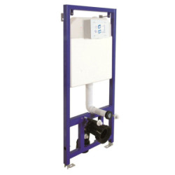 Hänge Dusch WC Taharet Bidet Toilette Vorwandelement Spülkasten + Ventil + AC90L - B-AL5508Komplett - 2