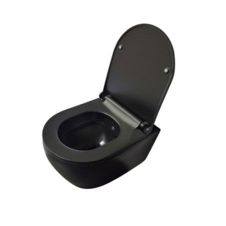 Spülrandloses Hänge-WC Komplettset mit Taharet-/Bidetfunktion, Softclose-Deckel, Vorwandelement, Betätigungsplatte Schallschu
