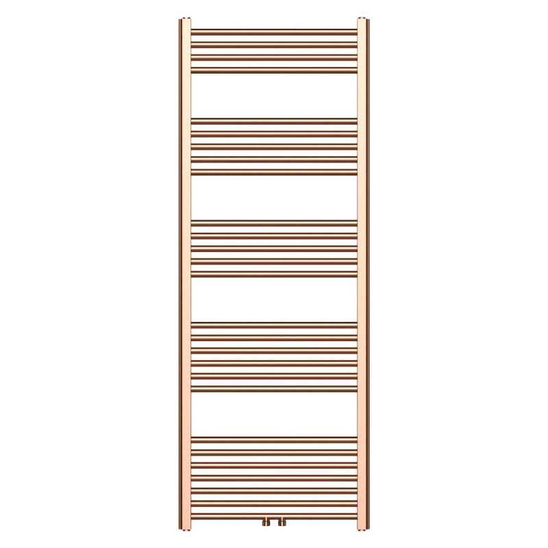 Handtuchheizkörper mit Mittelanschluss in gebürstetem Kupfer – 1600x600mm, 557 Watt - BWCO1600600 - cover