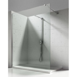 Aloni Eco Walk- In Shower Wall Clear Glass 8 mm (BxH) 800 x 2000 mm - ECO80 - 0