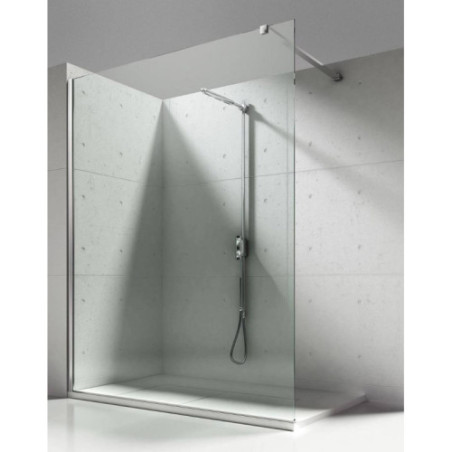 Aloni Eco Walk- In Shower Clear Glass 8 mm (BXH) 900 x 2000 mm