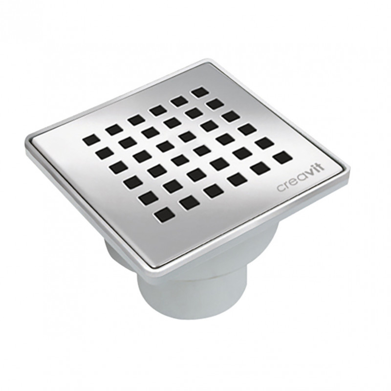 Floor drain stainless steel 150x150mm yard terrace shower bathroom drain DN 50 - FD256A - cover