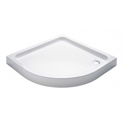 Aloni shower tray acrylic quarter circle (BXBxH) 80 x 80 x 15 cm white - TO813 - 0