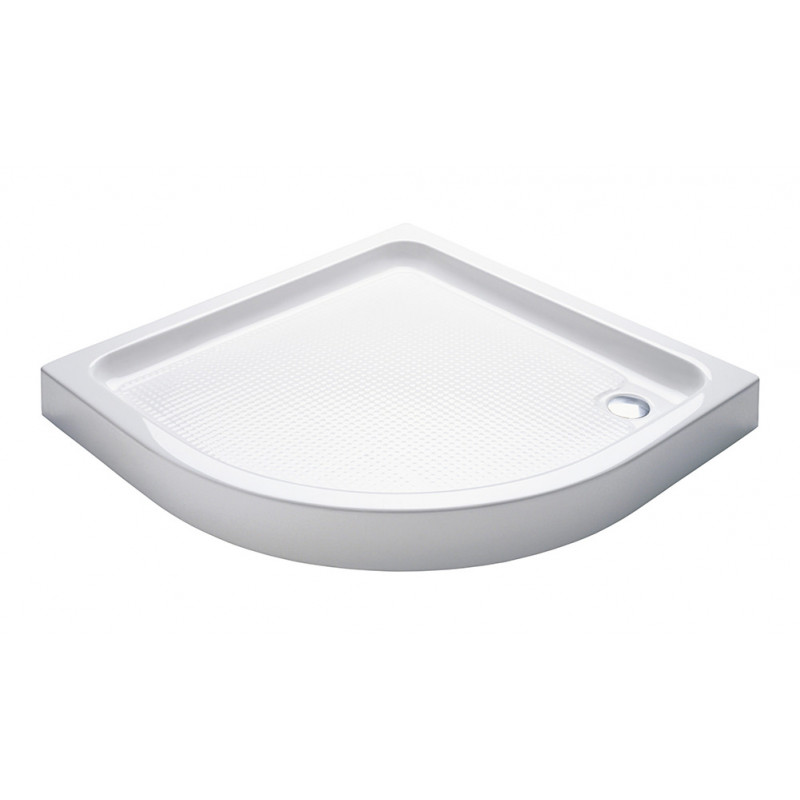 Aloni shower tray acrylic quarter circle (BXBxH) 80 x 80 x 15 cm white - TO813 - cover