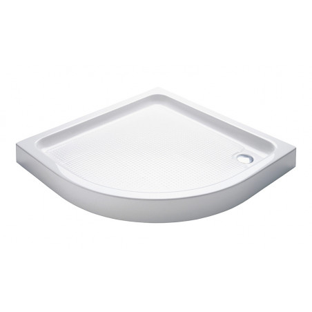 Aloni shower tray acrylic quarter circle (BXBxH) 80 x 80 x 15 cm white
