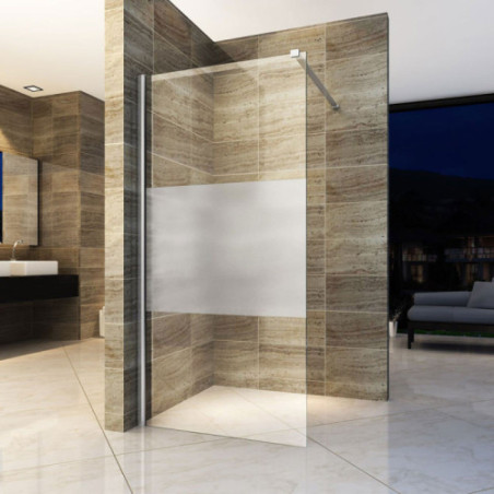 Aloni Eco Walk - In Shower Wall Half Matt 8 mm (BXH) 1400 x 2000 mm