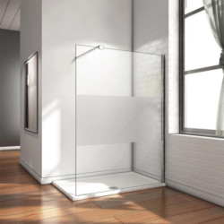 Aloni Eco Walk- In Shower Wall Half Matt 8 mm (BXH) 1000 x 2000 mm - ECOF100 - 0