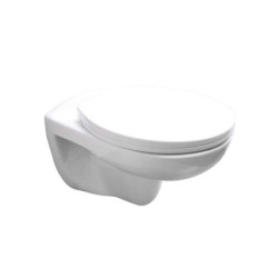 Aqua Blue Spülrandlos Wand WC Hänge WC Tiefspüler Rimless Toilette Rim Off - EGWWC01 - 0