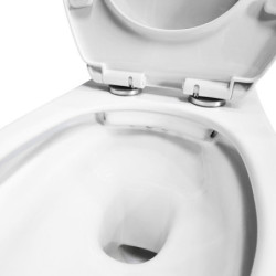 Aqua Blue Spülrandlos Wand WC Hänge WC Tiefspüler Rimless Toilette Rim Off - EGWWC01 - 4