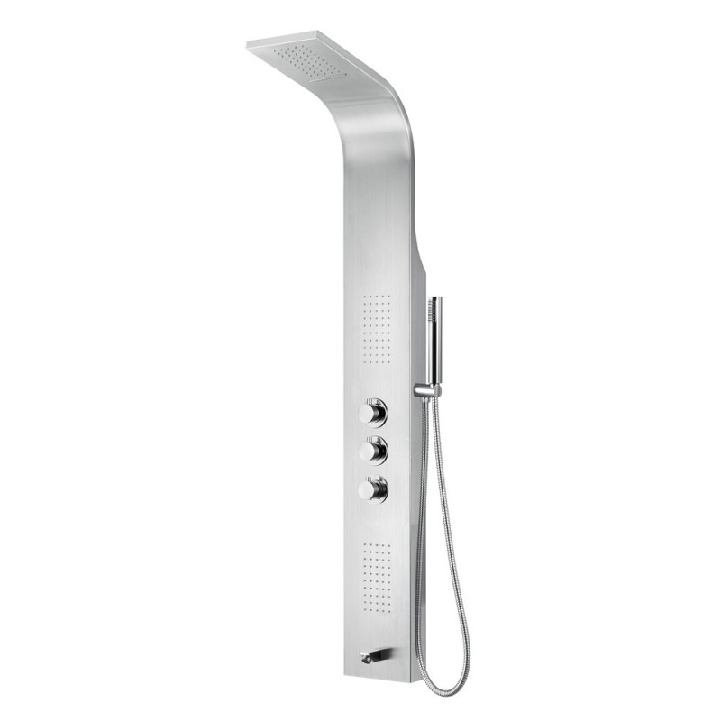 Aloni shower panel with hand shower and thermostat chrome - ZLC101 - cover