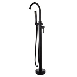Aloni stand faucet for freestanding bathtubs Bathtub faucet black matt - CR6057-2MB - 0