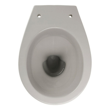 Belvit Stand-WC Manhattan Grau Tiefspüler Abgang Boden (senkrecht) 555x350x390