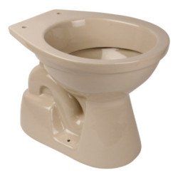 Wand WC bahamabeige beige Tiefspüler WC Toilette mit Spülrand 