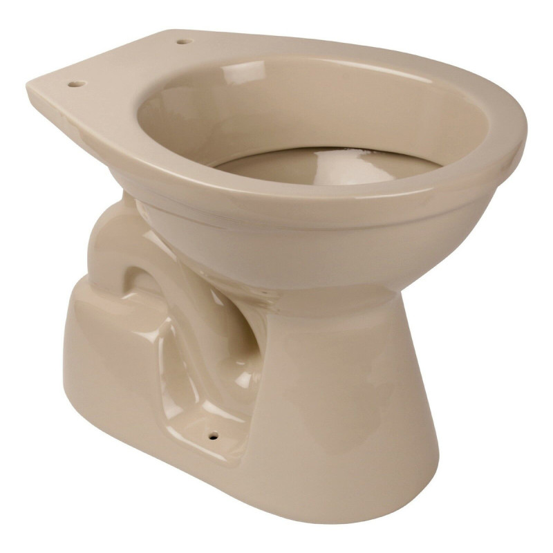 Stand-WC Tiefspüler Abgang Boden Senkrecht Toilette WC Bahama Beige