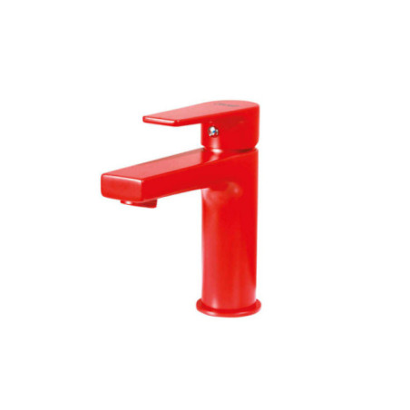 Creavit Sharp washbasin faucet red
