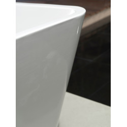 Aloni quadro freestanding bathtub acrylic white square 180 x 80 cm - FB6102 - 5
