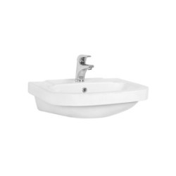 Creavit ceramic washbasin with stitch hole 56x45 cm white - VT056-00CB00E-0000 - 0