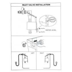 Belvit Eck-Aufputzspülkasten Spülkasten AP-Spülkasten weiß - BV-AP2001 - 6