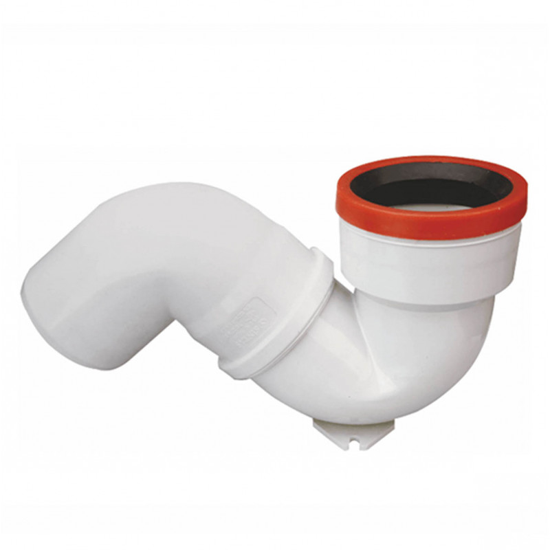 Aloni PVC-S-Siphon Abflussbogen DN110 für Hock-WC Alaturka