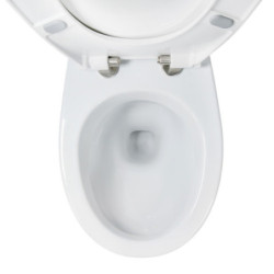 WC Toilette Hänge Wand WC (RosenStern) mit Soft-Close Deckel - UNI+Deckel - 1