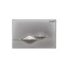 Creavit Ufo WC Betätigungsplatte 2-Mengen-Spülung Grau matt