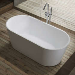 Aloni Rondo freestanding bathtub acrylic white around 180 x 80 cm - FB6100 - 1