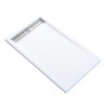 Veroni Elite Shower Care Composite Stone Flat (TXBxH) 160 x 80 x 3 cm White