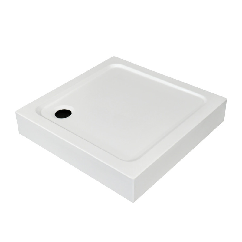 Aloni shower tray shower tray square (BXBxH) 90 x 90 x 18 cm white - TK815 - cover