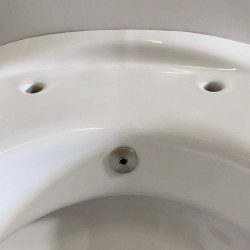 Belvit Taharet Bidet Wand Hänge WC Weiß Abgang Wand mit Softclose Absenkautomatik Deckel - BV-EW4001+AL0303 - 3