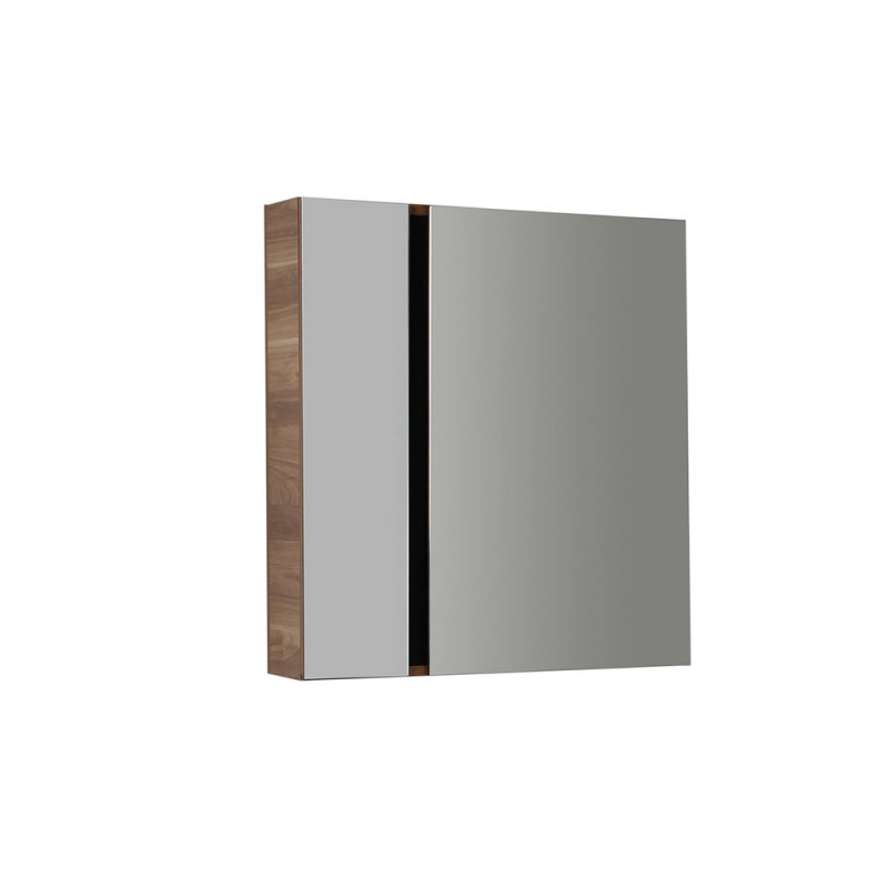 Creavit Verti bathroom mirror cabinet walnut black 780x800x170 mm - VE1080.00.VV - cover