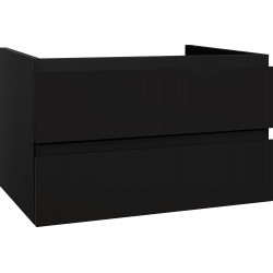 Sally bathroom cabinet 100 cm black matt - SLY100.06A - 0