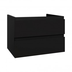 Sally Bathroom Base cabinet 80 cm black matt - SLY080.06A - 0