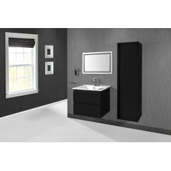 Sally Bathroom Base cabinet 80 cm black matt - SLY080.06A - 2