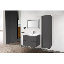 Sally bathroom cabinet 100cm gray matt - SLY100.04A - 3