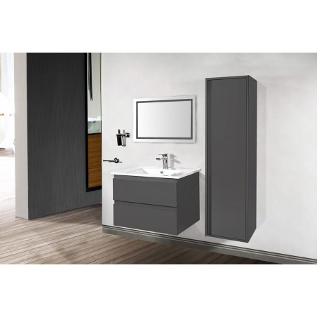 Sally bathroom cabinet 100cm gray matt
