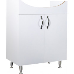 Aleco 65 bathroom furniture cabinet with feet white - ALECO65 - 0