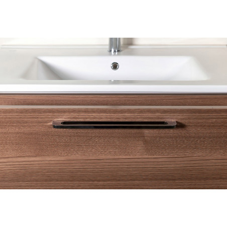 Mega bathroom washbasin cabinet 80 cm Garda oak