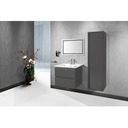 Sally bathroom cabinet 60 cm gray high gloss - SLY060.03A - 3