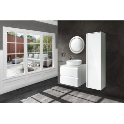 Sally bathroom cabinet 60cm white high gloss - SLY060.02A - 3