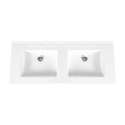 Veroni Solid Surface double washbasin washbasin 160cm - BETA160 - 0