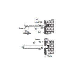 Creavit Infrarot Sensorarmatur Waschtischarmatur mit heiß/kalt Regler Chrom - ES1102 - 1