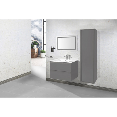 Sally Bathroom Base cabinet 80 cm gray matt